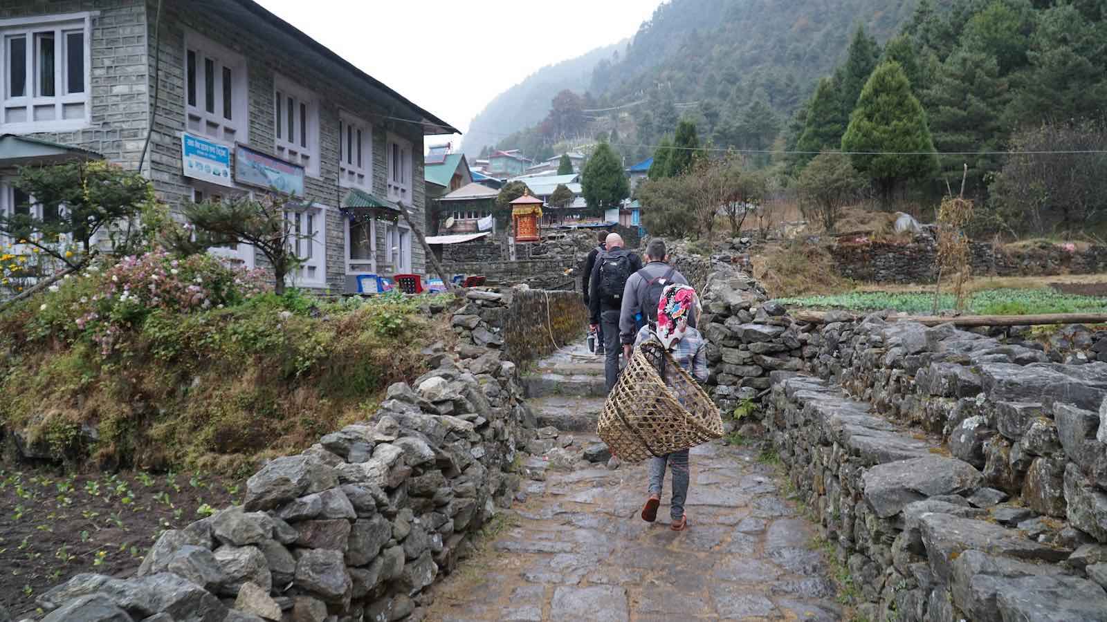 Trekked through a lot of little villages on the sides of the valley