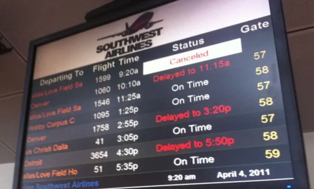 I'll never feel the same way about flight delays, I used to think 2 hours was bad.