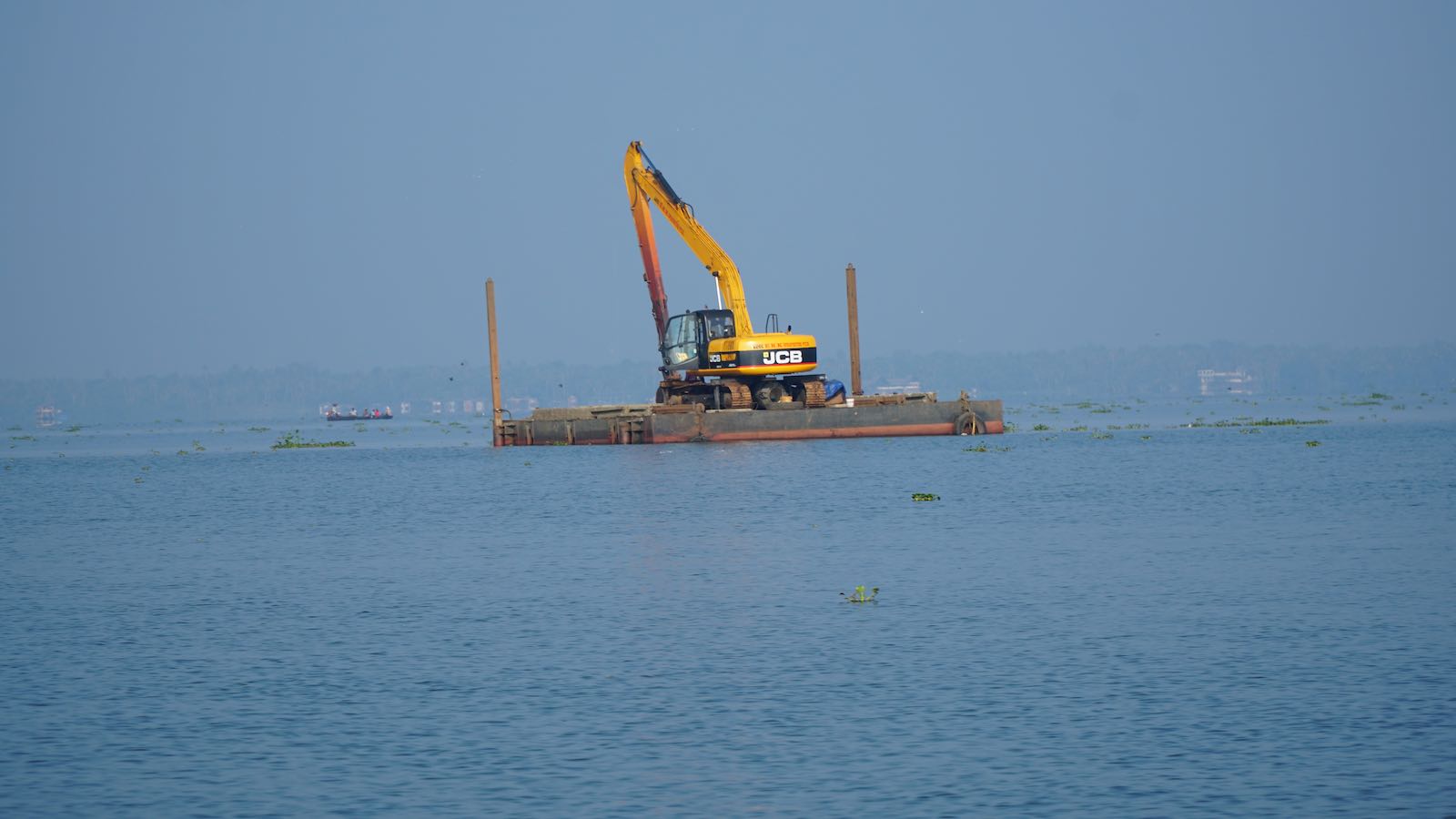 Life rarely goes exactly as planned so it's important to make sure you don't end up like this excavator I saw in the middle of a lake in India.
