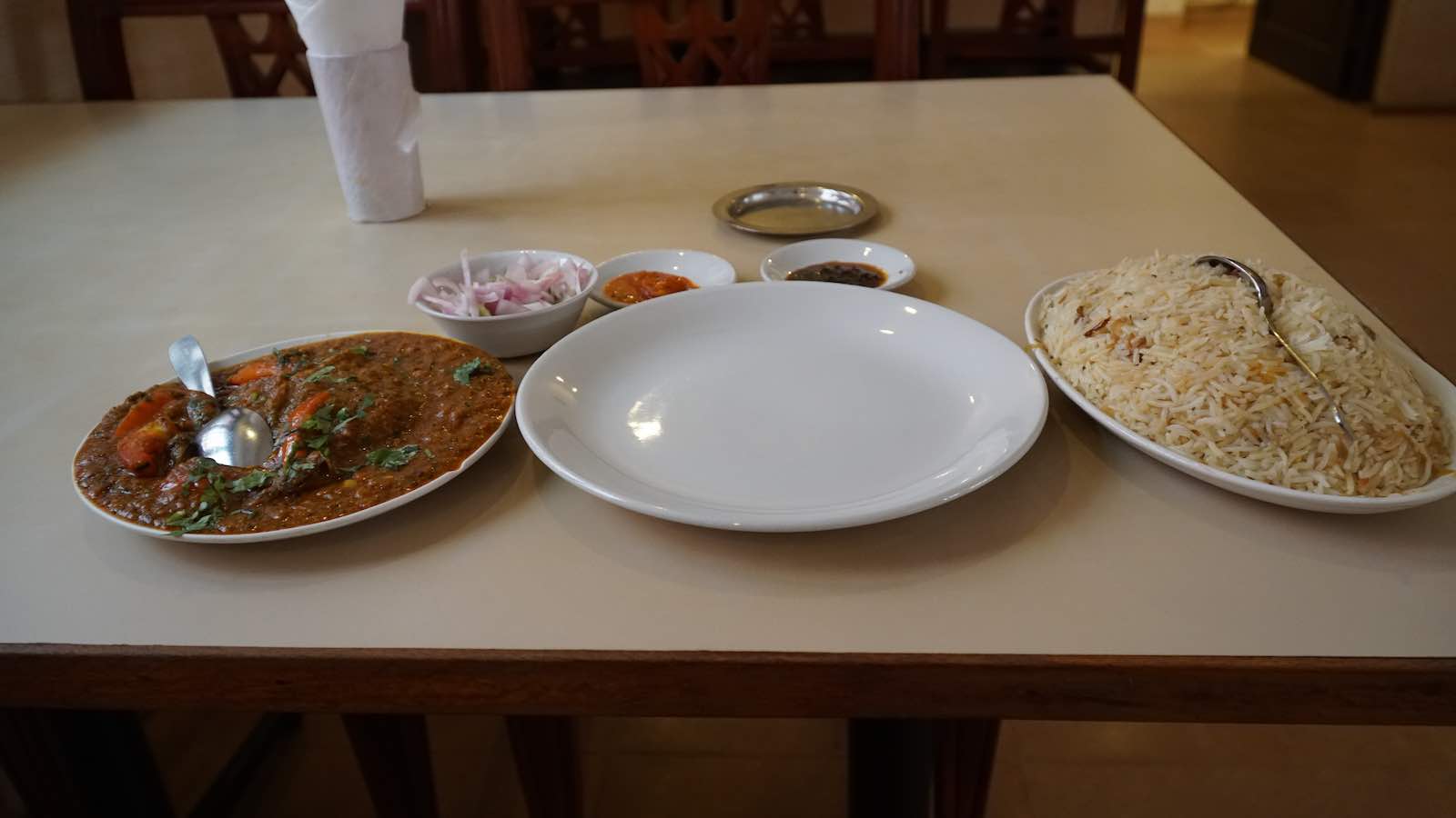 Got some fish curry and biriyani for a late lunch before I went back to rest. It was extremely filling and flavorful.