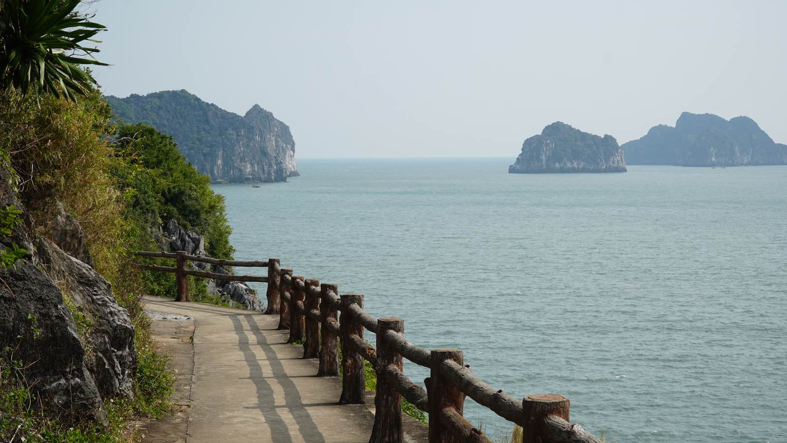 Tim, Peter and Trang the resident volunteer teachers/helpers took me to nearby Cat Ba Island to check out some of the nature and scenery outside the city. It's in the same area as the vastly more famous Ha Long Bay has the same 'look' but way less crowded.