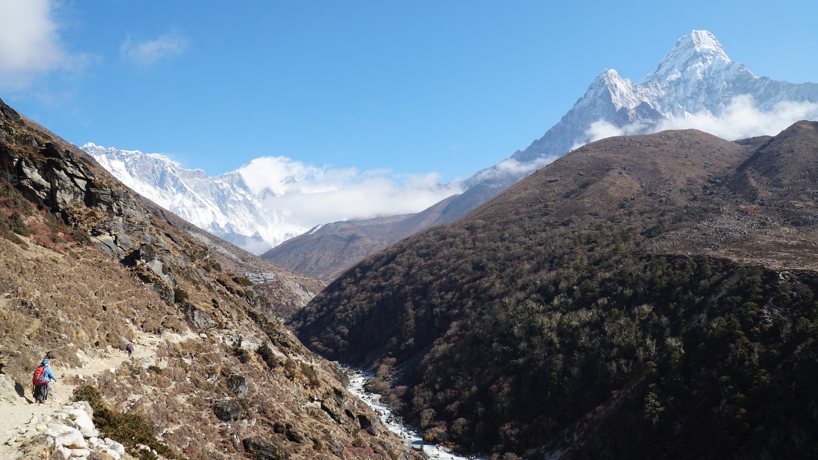 Things started to get exceptionally scenic today as we got above the treeline and the skies became sunny and clear