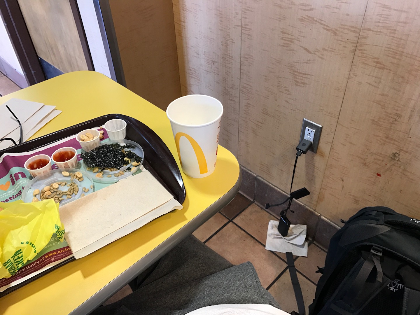 My $1.29 setup at McDonalds