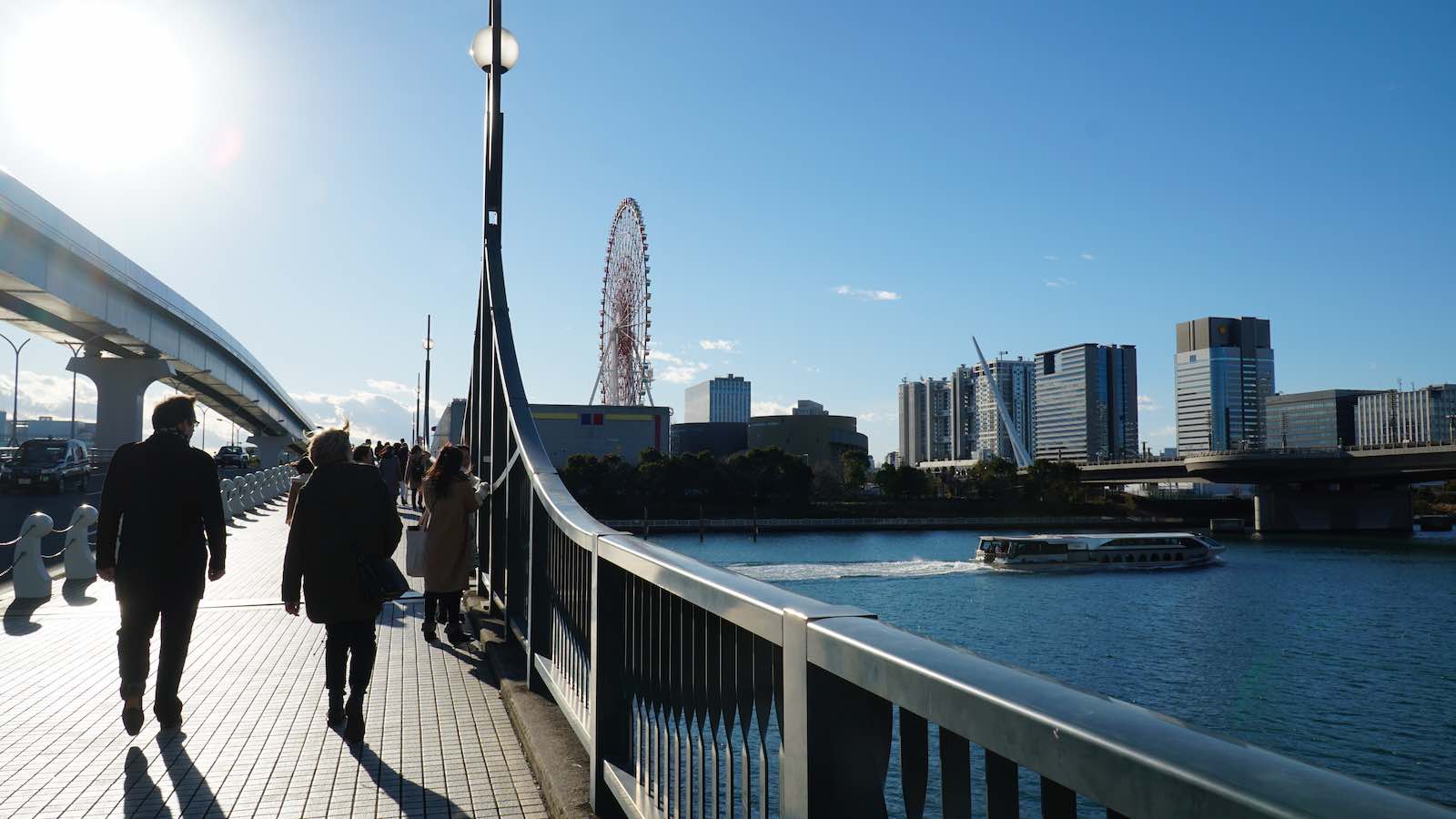 I left Comiket shortly after and walked a couple blocks down the street towards a park called Daiba Park. Every street in the city felt so clean, nice, well designed and taken care of. I have also never see a waterway in the middle of a dense urban area so blue and clean.