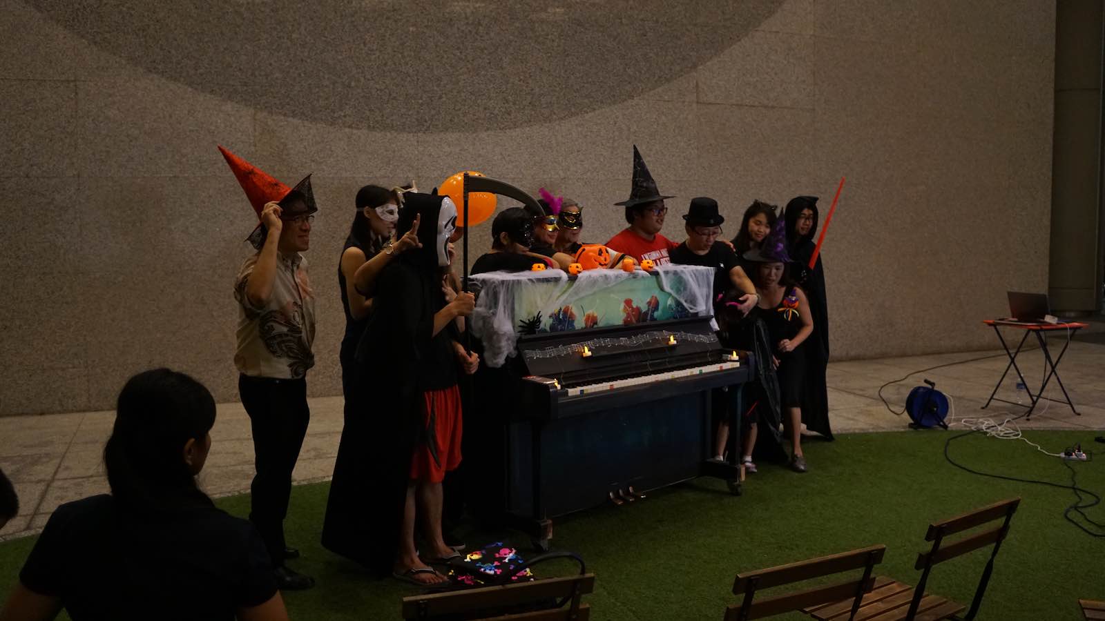 Would never had though I'd spend Halloween this year around a piano but I really enjoyed it with this amazing community of people